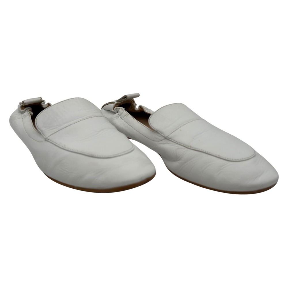 Everlane Day Glove Leather Ballet Flats Ivory Cream‎ Slip On Loafers Women's 7
